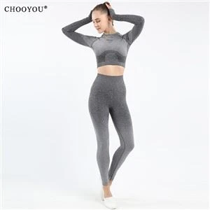 Long manch rad gradyan Yoga kostim