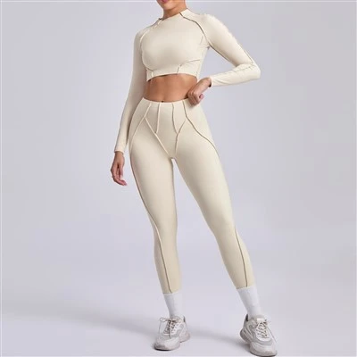 Twa dimansyon ayestetik yoga mete bodysuit pou fanm