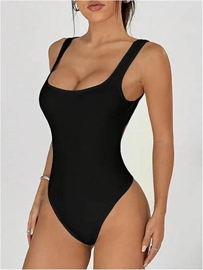 Fi Sexy Backless Bodysuit Sexy Square Neck San manch